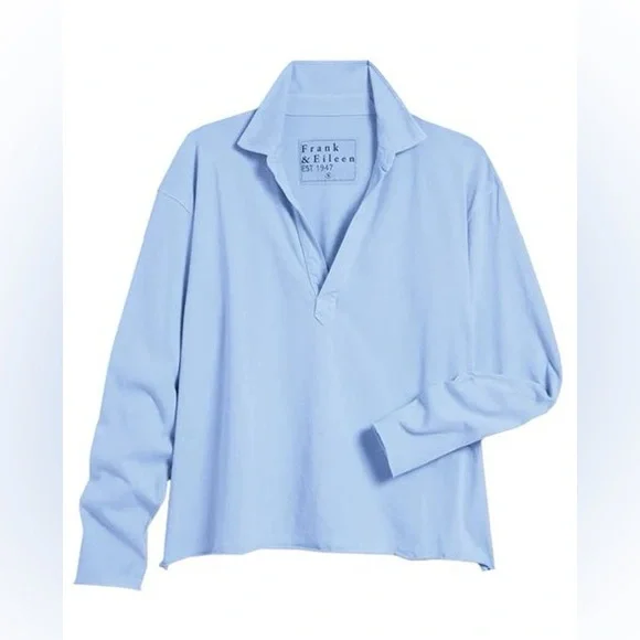 NWOT! Frank & Eileen | Patrick Henley | Saltwater Blue Heritage Jersey | XS - Picture 3 of 8